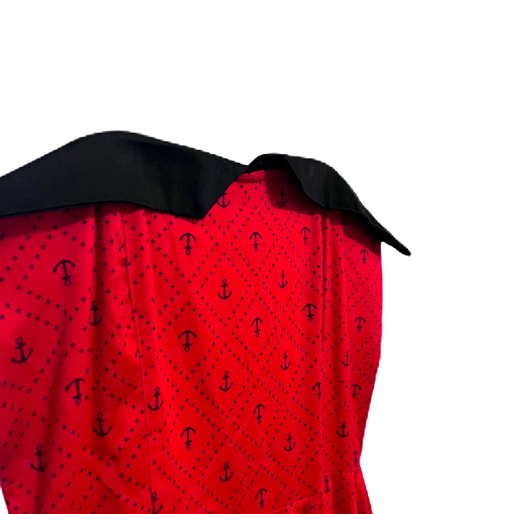 Rockabilly Red & Black 50s Style Dress